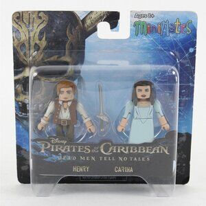 Diamond Select Pirates Of The Caribbean Henry & Carina Mini Mates